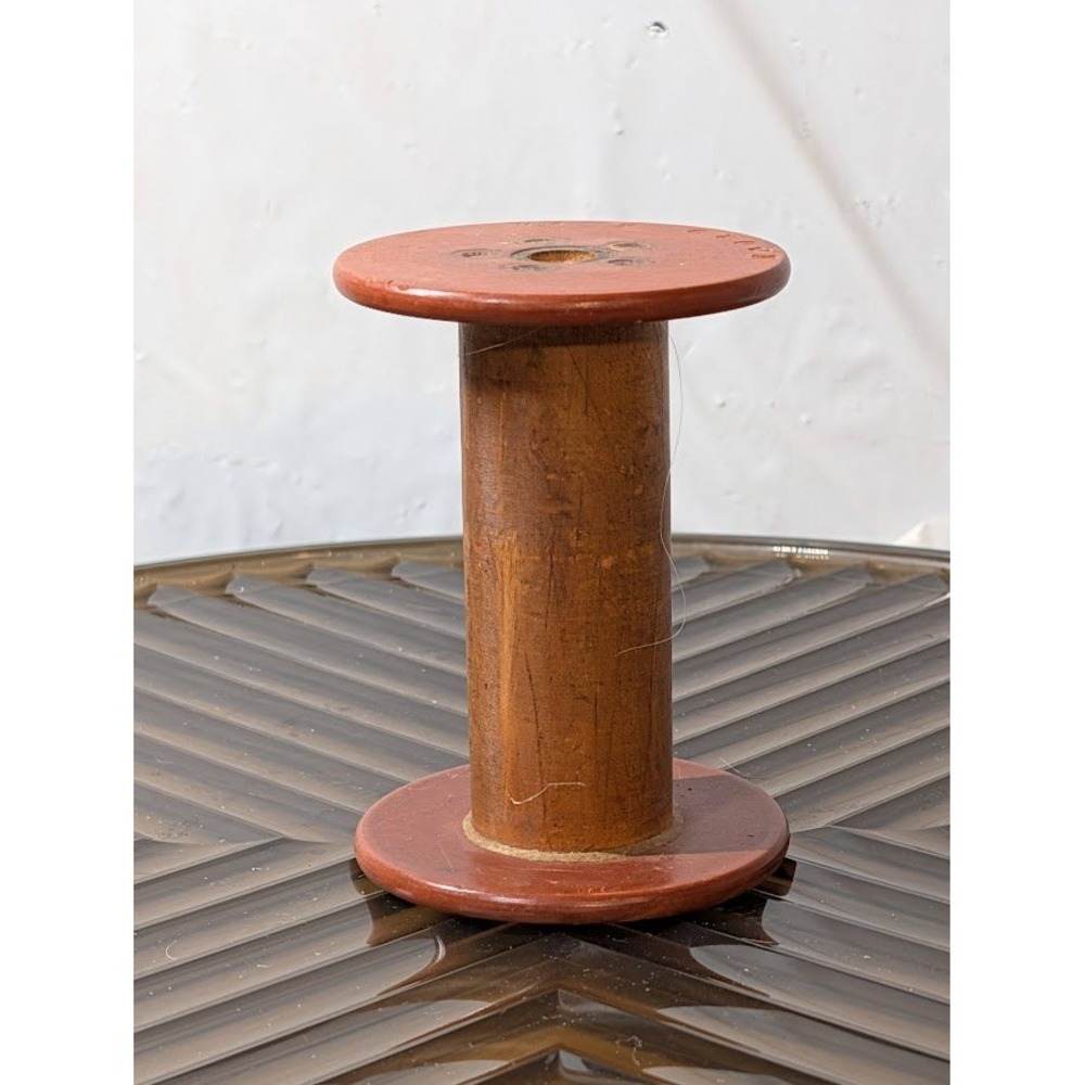 Vulcan Silk Co 4 31 Vintage Industrial Wooden Spool Bobbin Wm F Groce Used‎